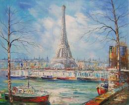 tableau Paris Tour Eiffel